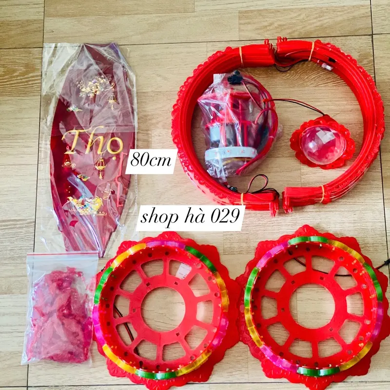 đèn lồng điện tự xoay các size: 50,60, 80, 100 5