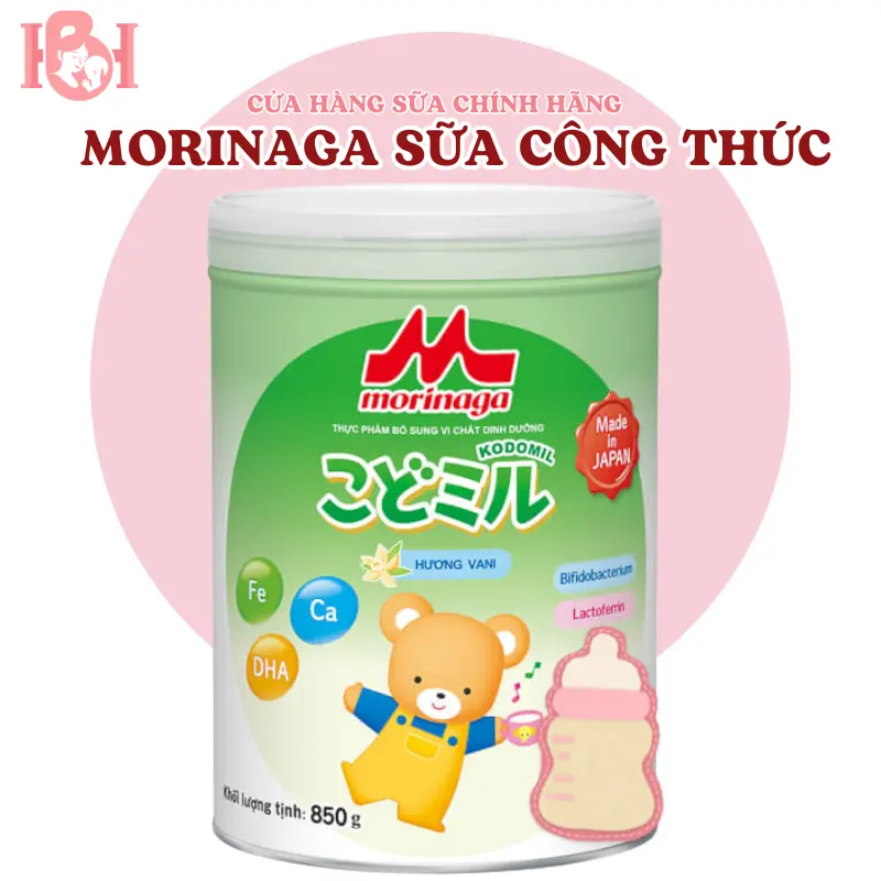 [Tem Phụ - Chính Hãng]Morinaga Sữa Mát Công Thức Nhật Bản Nhập Khẩu L.o.n 8OOg