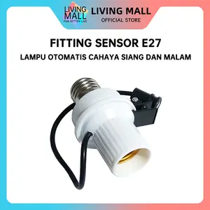 Fitting Sensor E27 Otomatis Cahaya Siang Dan Malam Fitting Lampu