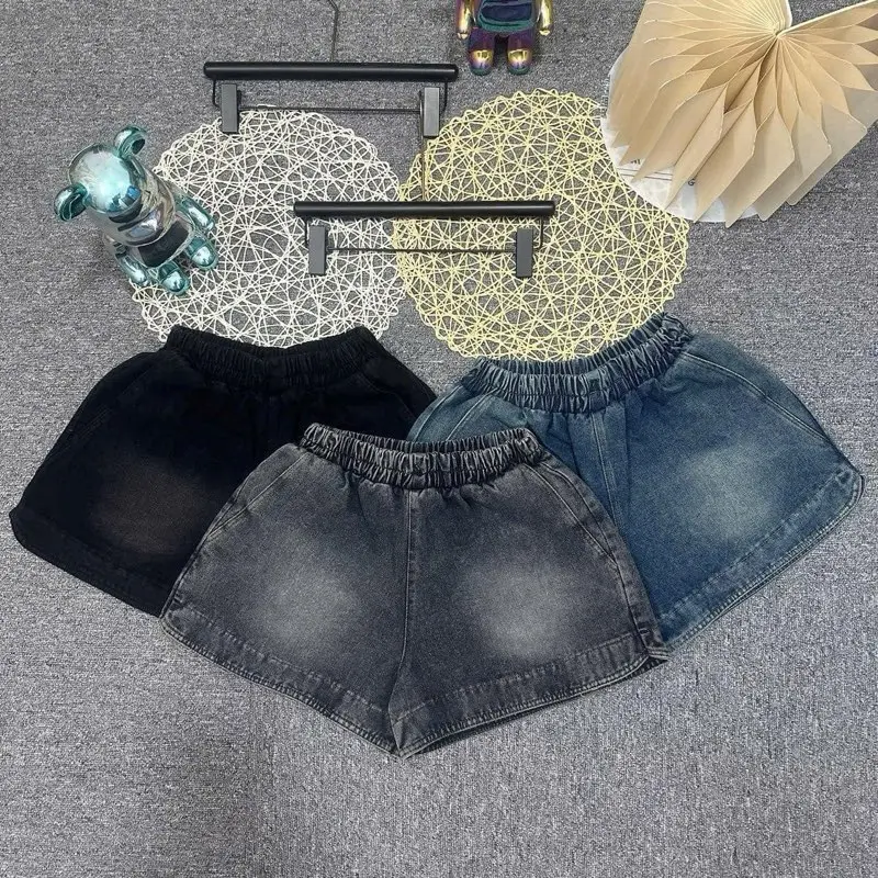 [Thanh Thúy store 68] Quần  short Jeans chơn chất mềm , cạp chun lưng cao quần bò thổ cao cấp.