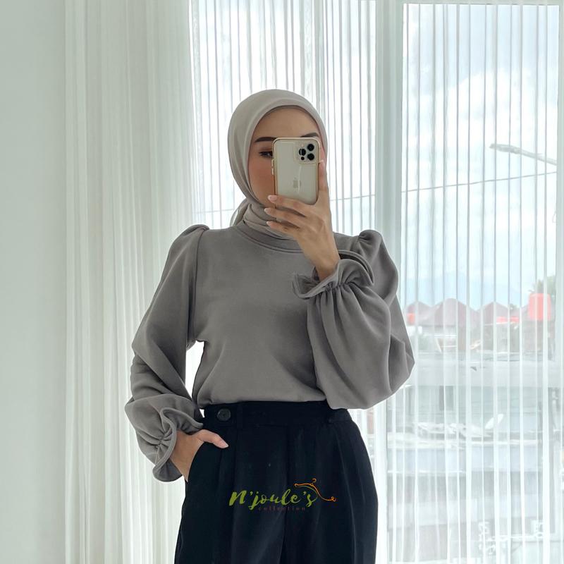 Lily Blouse | Atasan simple | Blus simpe | atasan korea 2