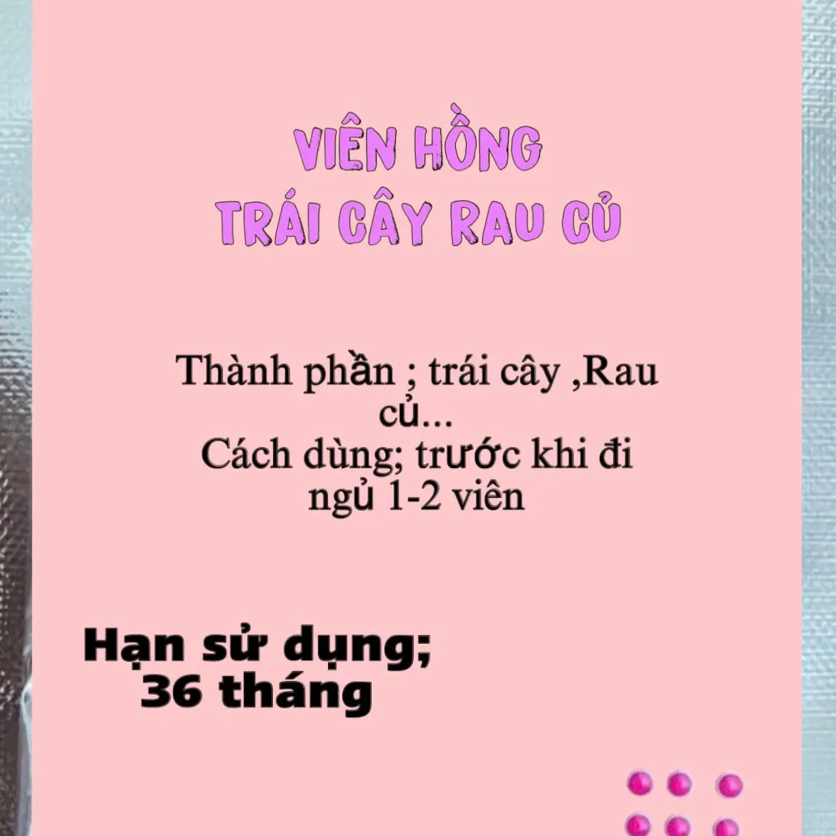 THỨC PHẨM BỔ SUNG VIÊN UỐNG VITAMIN c TRÁI CÂY