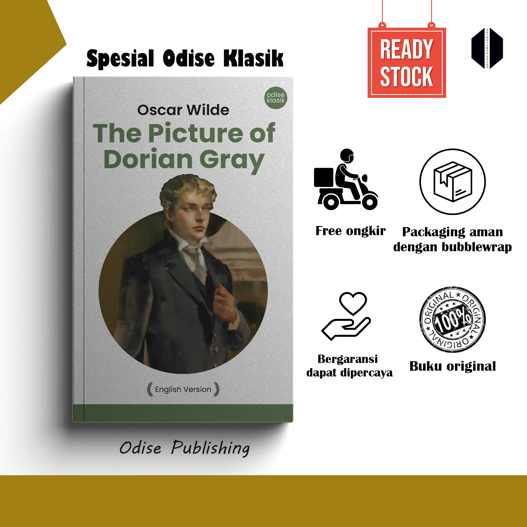 The Picture of Dorian Gray - Oscar Wilde (Odise Publishing) English Version Original