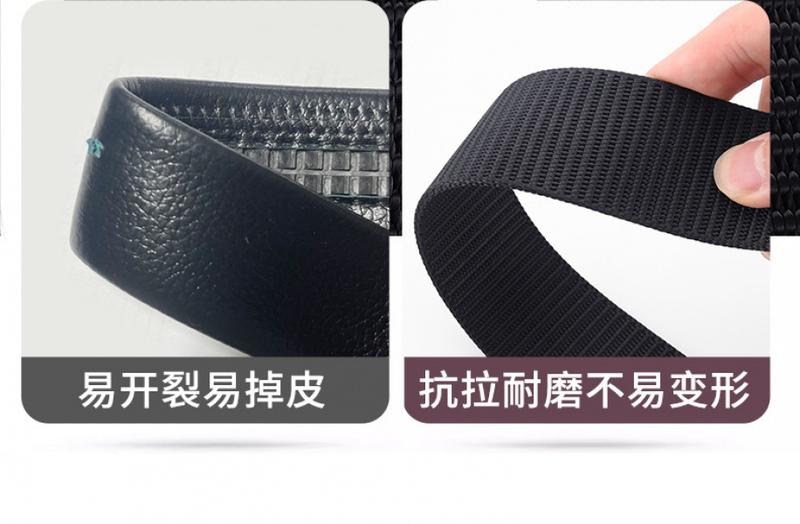 Product Introduction of Hot Non-Metal Plastic Buckle Belt Men's Nylon Pants Belt All-Match Women's Belt Lightweight Security Pants with Batch 4