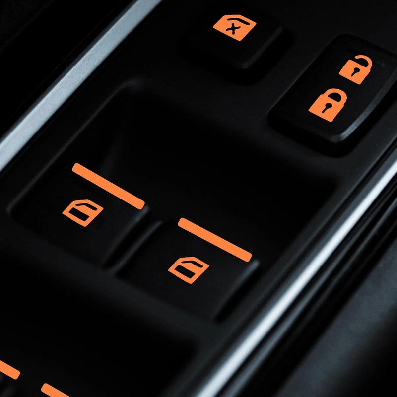 Product Introduction of Luminous Window Button Sticker Fluorescent Windows Lifter Door Switch Stickers Night Safety Decal Car Interior Decals Auto Part 7