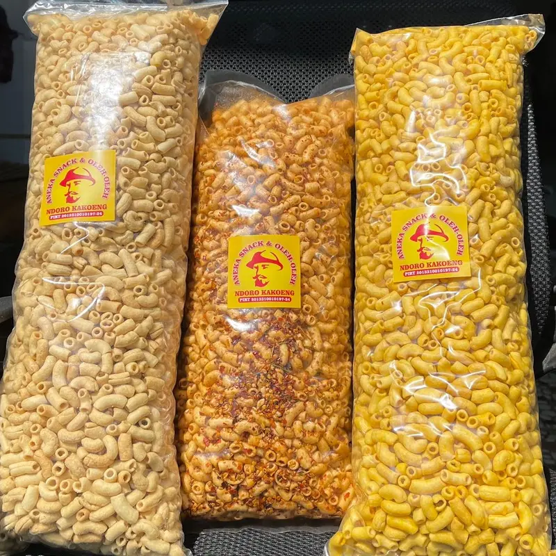 Makaroni Pipa Bantat NKS - NS 1 Ball (1kg) - Camilan Pedas & Nikmat Cemilan Food Snacks Makanan 0