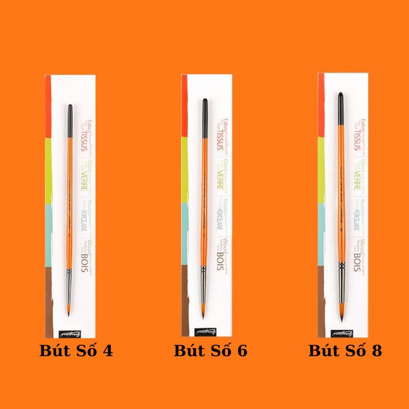 [Bút vẽ màu Cam] Bút vẽ tranh, tô màu tranh sơn dầu kĩ thuật số, bút phác thảo acrylic nghệ thuật kĩ thuật số màu nước, acrylic sổ acrylic cậy  màu cọ hoạ cụ vẽ