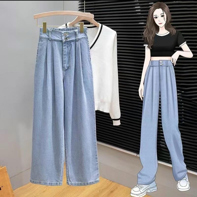 [CÓ BIGSZ]40-75KG Quần LƯNG CHUN dáng suông 2 cúc form to cạp cao chất bò mềm có co giãn có bigsz. 2