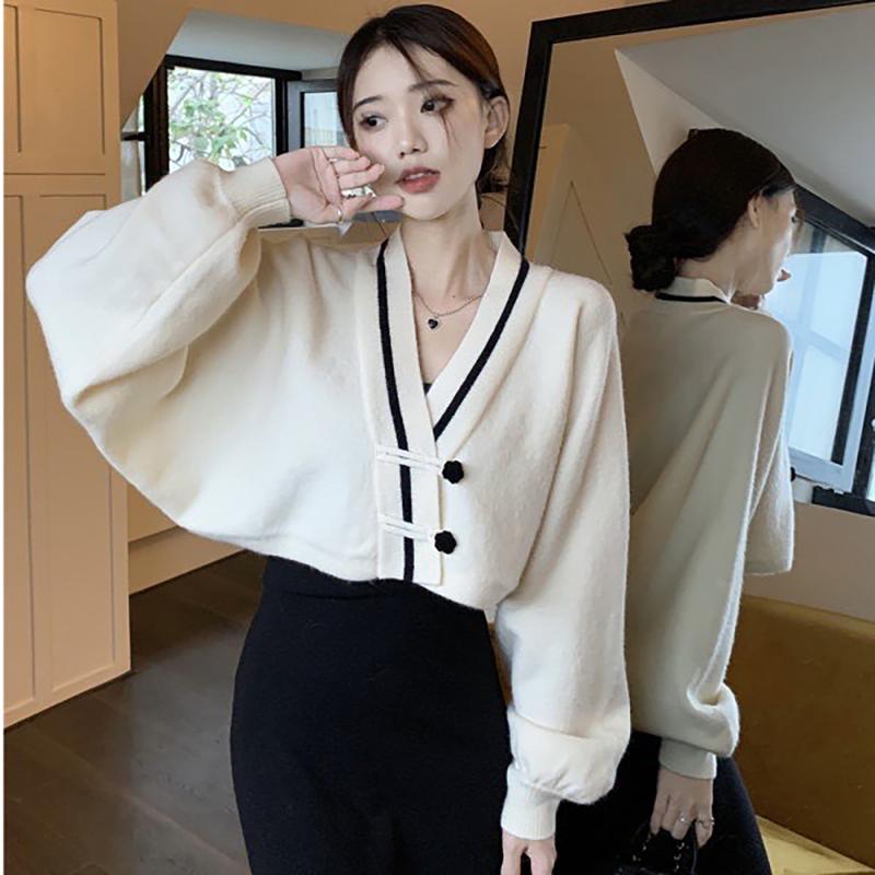 Set áo dạ lì chạy viền kết hợp  váy 2 dây xin xỉu, Set bộ nữ áo khoác váy dài Kem Women