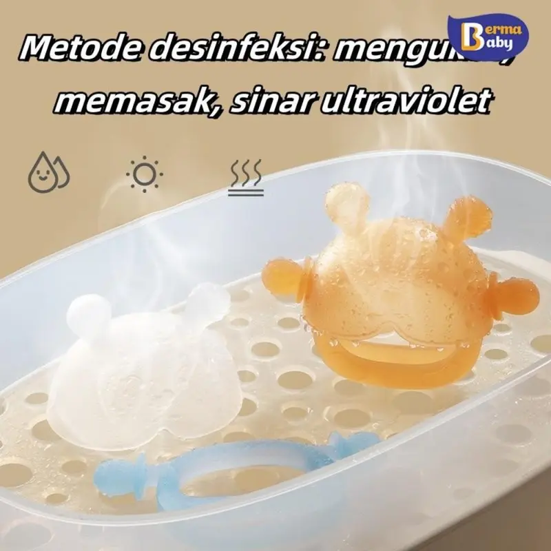 Berma Baby Teether Bayi / Food Grade Silicon Bayi Teether Gloves / Teether Bayi Gelang Teether BPA Free 7