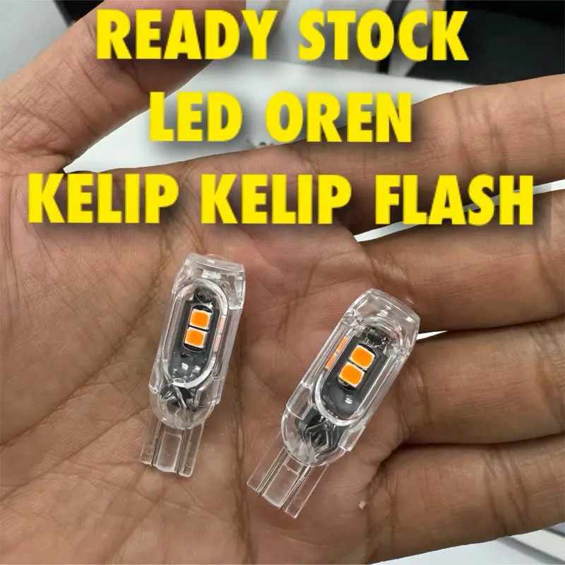 12V LED Flash Strobe Bulb T10 W5W for Parking & Signal Lamp