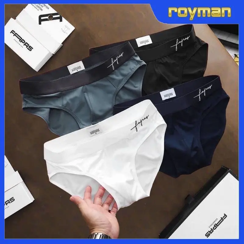 Quần Sịp Nam Fapas Chéo Siêu Phẩm Mới Nhất, Quần Lót Nam Tam Giác Chất Thun Lạnh Cao Cấp SC07 - ROYMAN