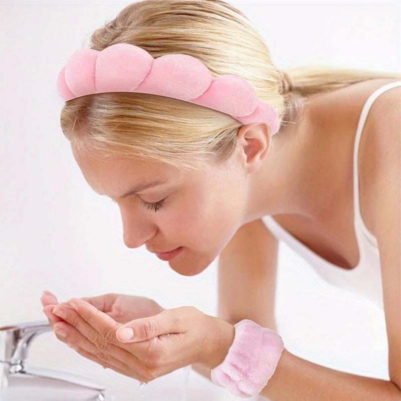Facial Cleansing Tool Set (30pcs), Including Face Wash Pads, Face Washing Hair Hoop, Mask Brush, Silicone Nose Brush, Facial Skincare Tools for Women,  Girls Pamper Christmas Gift 7
