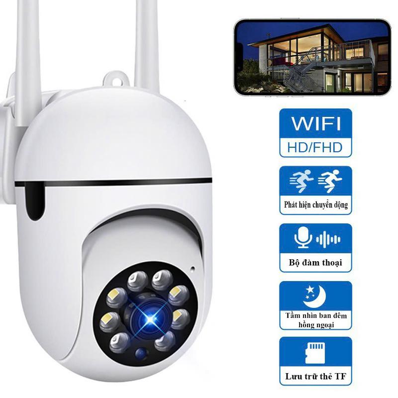 Camera Wi-Fi YI IOT treo tường xoay 360 độ, camera giám sát độ nét cao full HD, hồng ngoại ban đêm 5