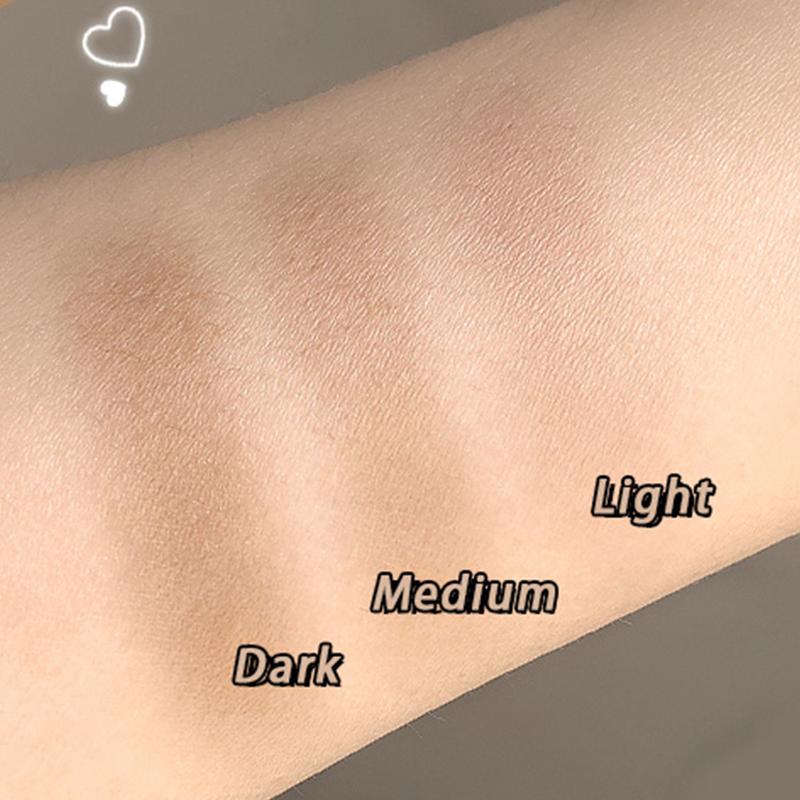 Product Introduction of 3 Colors Contouring Blush Powder Palette Cosmetic Long Lasting Natural Stereoscopic Face Shading Powder Contour Powder Palette 32