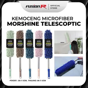 Fusion R | Kemoceng Microfiber Kemucing Jumbo Panjang Teleskopik Pembersih Debu Cuci Mobil Motor Jendela Tirai Serbaguna