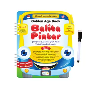 Buku Balita Pintar Golden Age Book Bisa Hapus Tulis Ulang