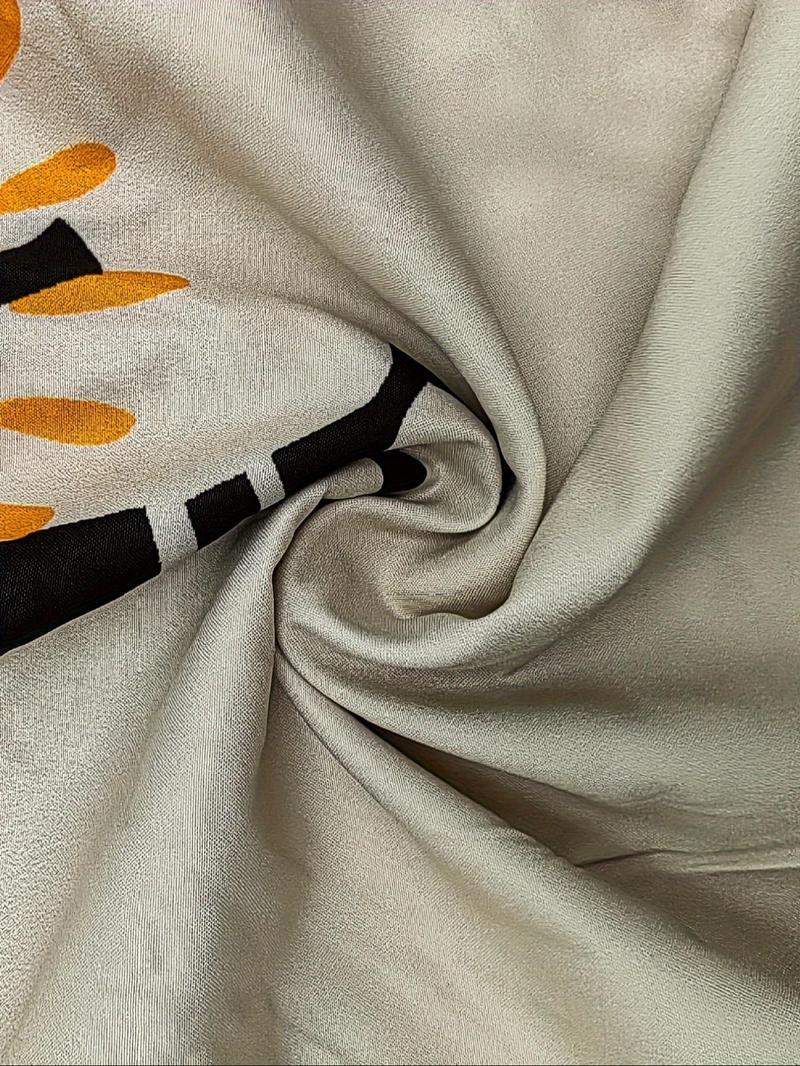 Product Introduction of Men's Tribal Print Drawstring Waist Shorts, Regular Fit Casual Pocket Beach Shorts for Summer, Fashion Men's Bottoms for Daily Wear 5