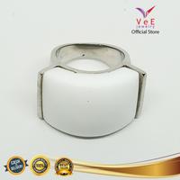Gambar Cincin Titanium Batu Giok Persegi Panjang 2 - VeE Cincin Wanita Pria - 7 dari Vee Jewelry Store Kota Bekasi 5 Tokopedia