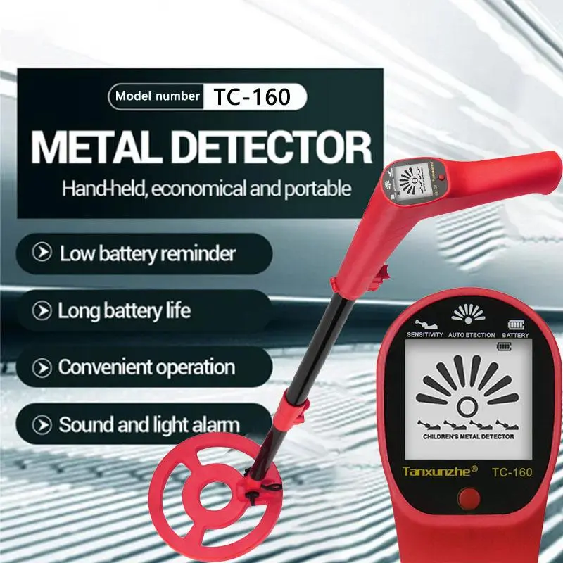Adjustable Length Metal-Detector, Lightweight Design Metal-Detector with Waterproof Coil, Suitable for Outdoor Adventure 3