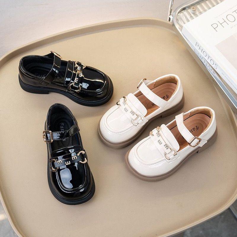 (LOLI-JKT) SP- AA9 SEPATU ANAK GLOSSY MWM TIMBUL MUTIARA PEREKAT  SIZE 26-36 1