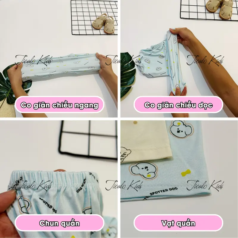 Combo 5 Quần Cộc Sơ Sinh - Chất Thun Lạnh, Petit, Mềm, Mát Cho Bé 7