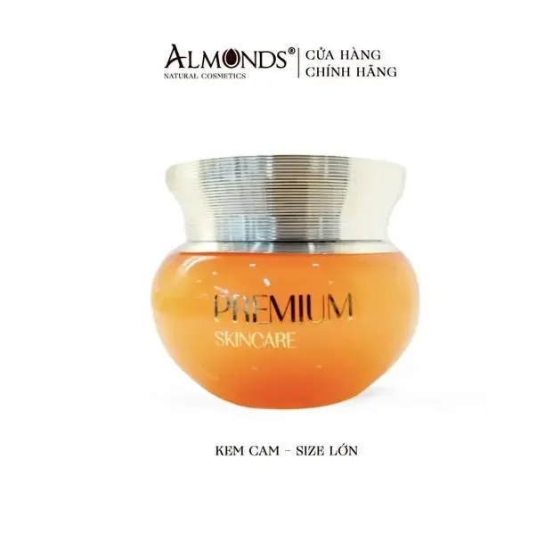 Kem cam Almonds dưỡng trắng da mờ sạm nám size 40gr 0