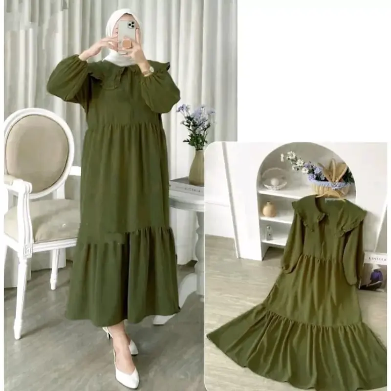 COD MARITA MIDI DRESS JUMBO POLOS 2