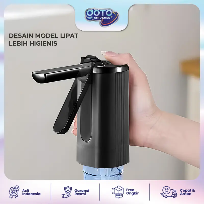 Goto [COD] Merlyn Pompa Galon Lipat Electric Dispenser Air Minum USB Charge 6