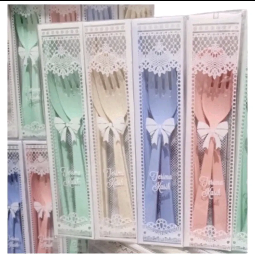 paket hemat 200 pcs sendok sumpit gogreen+sisir mini kemas plastik bonus buku tamu Kitchenware
