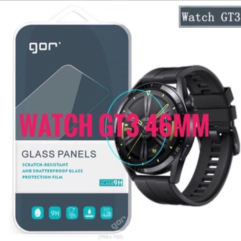 Bộ 3 Kính cường lực Gor Huawei Watch GT3 46mm trong suốt ( 3 miếng)