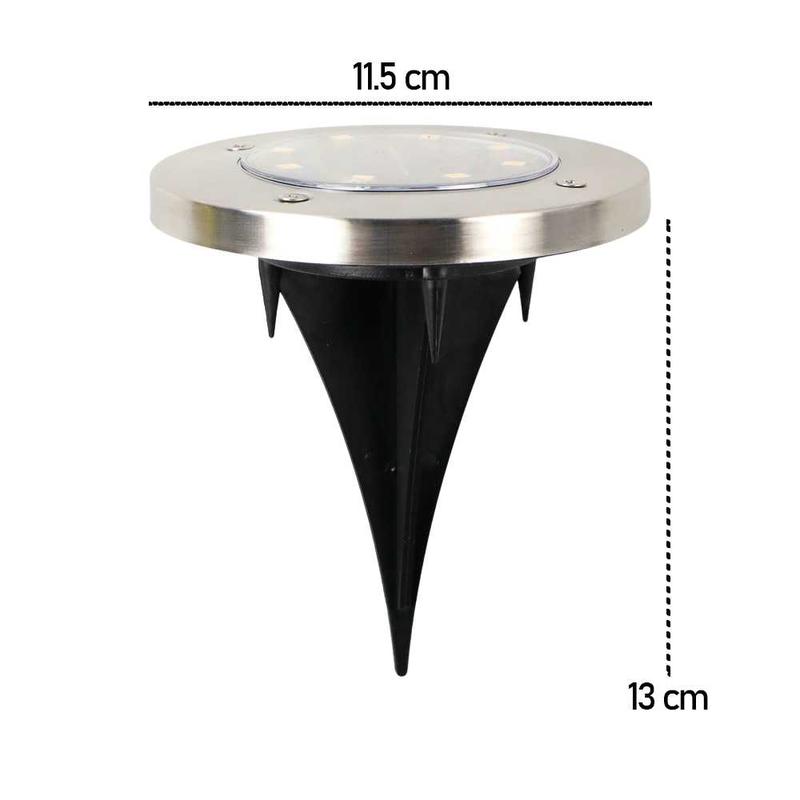 TaffLED Lampu Taman Hias Tanam Ground Light Solar Waterproof 8 LED - CL-022 6