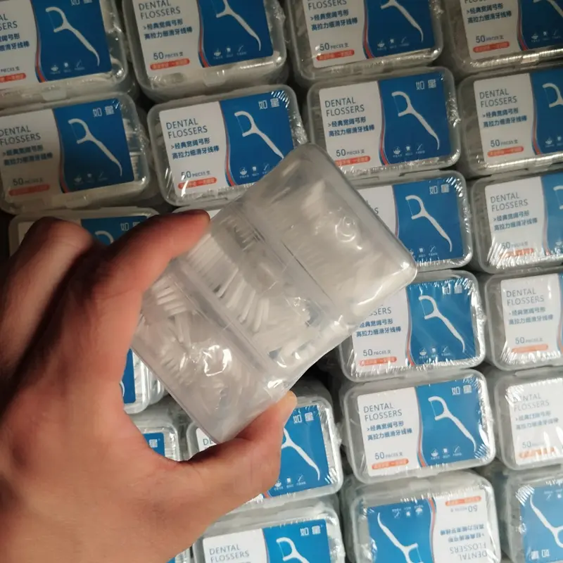 Dental Floss - Sét 9 - 12 hộp chỉ nha khoa tiệt trùng , thân nhỏ mảnh ,sợi chỉ mảnh , đầu tăm nhọn 3