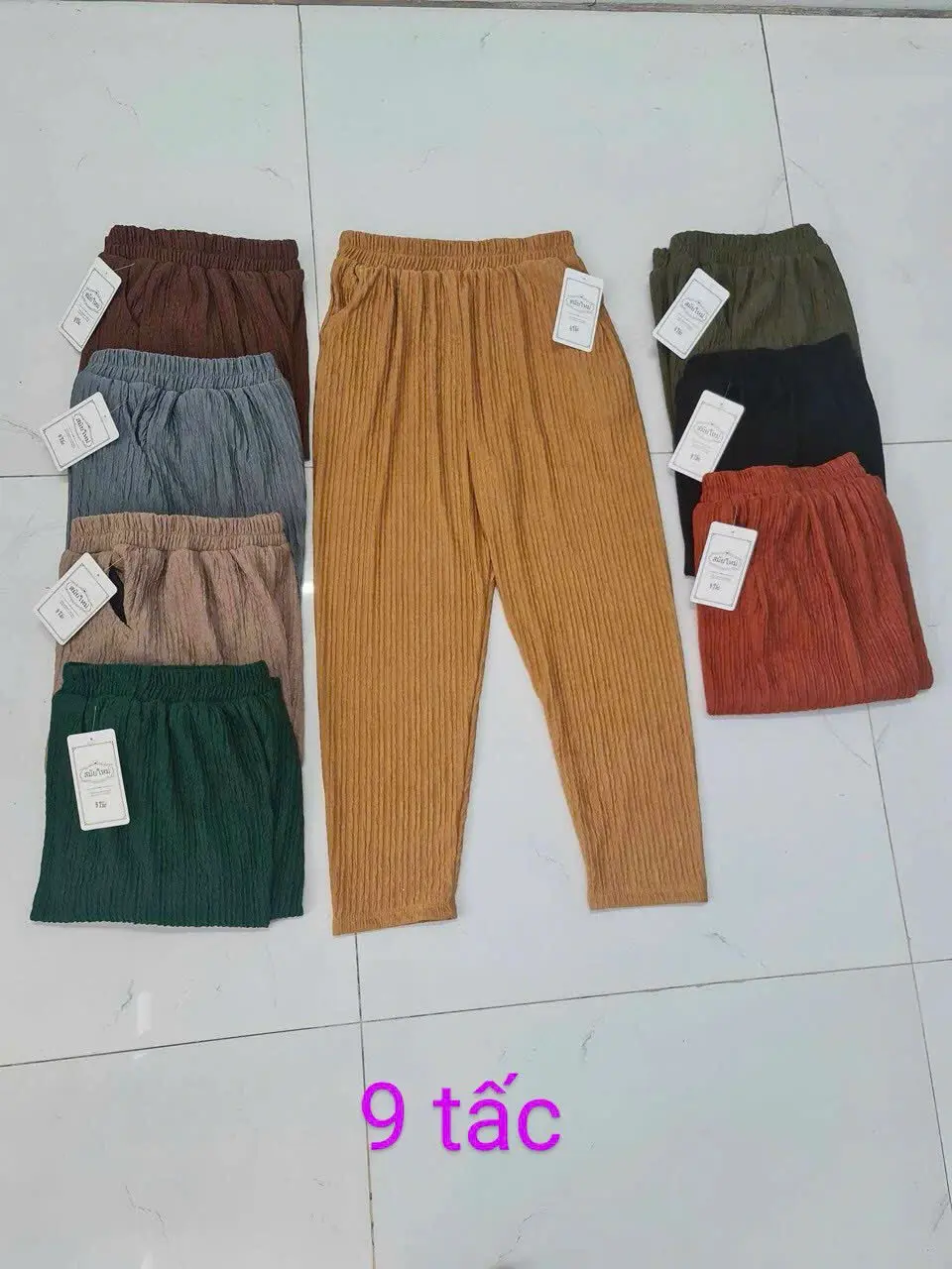 Combo 3( 9 tất)(có lẻ 1 quần ) Quần dài xốp Nhật hàng đẹp_ như quỳnh Nữ Women Pants