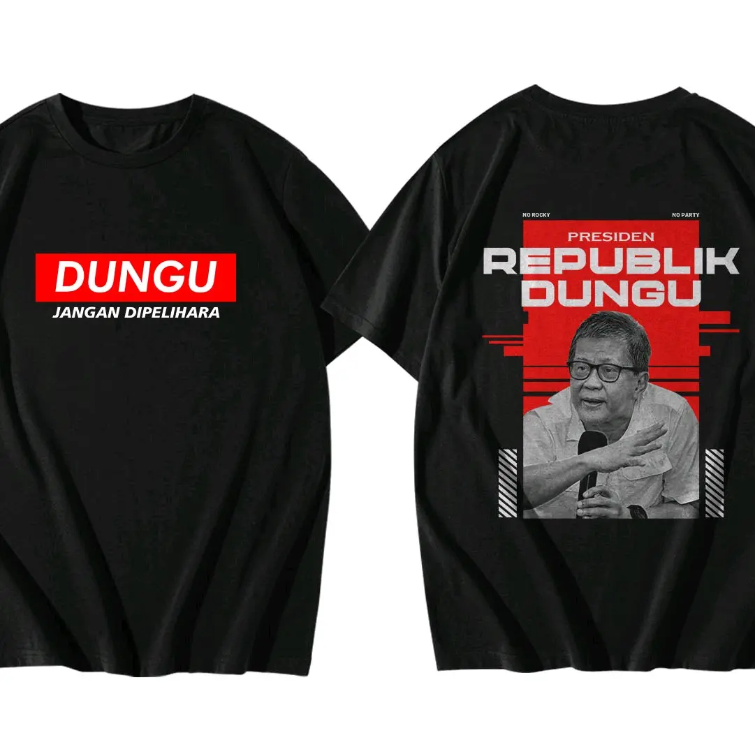Kaos Rocky Gerung Kasual Cotton Combed 30s Katun Nyaman