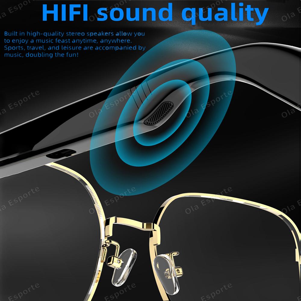 Smart Anti blue light Glasses Bluetooth Earphones Intelligent Calls Music Sound Quality Voice Assistant Long Battery Glasses New