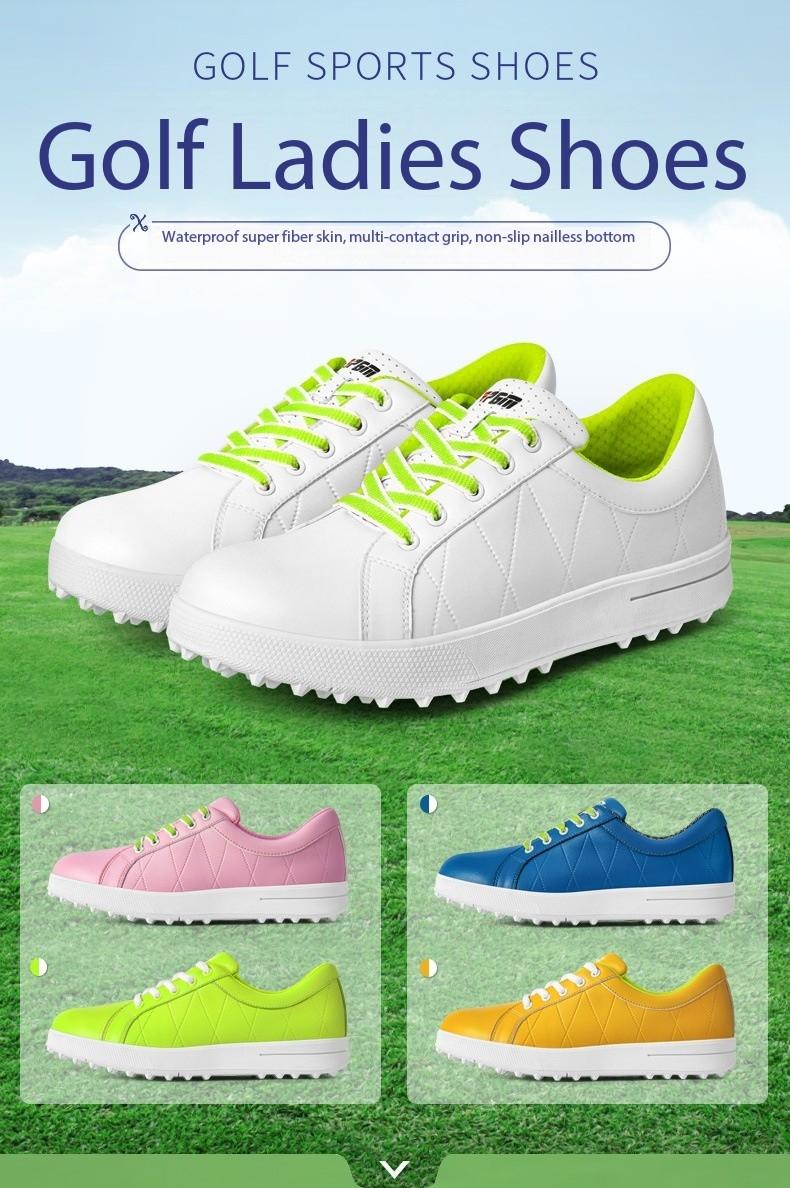 Product Introduction of [P] golf shoe women's shoes low-top non-slip waterproof fashion casual sneaker xz033 9