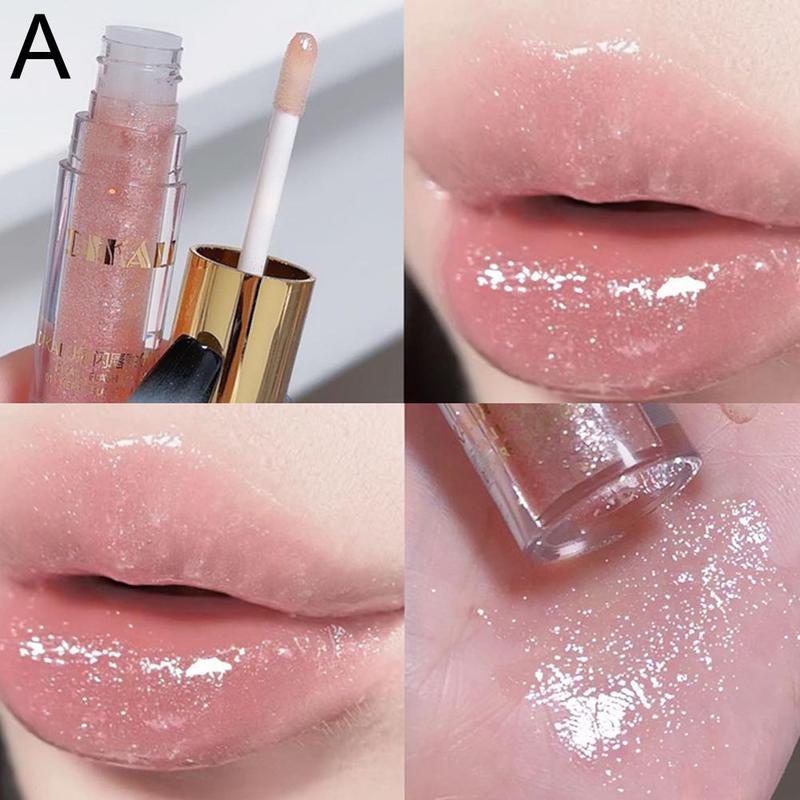 Product Introduction of DIKALU Sparkling Lip Glaze Mirror Lip Glaze Fine Glitter Lip Gloss Transparent Lip Gloss Water Gloss Lipstick 29