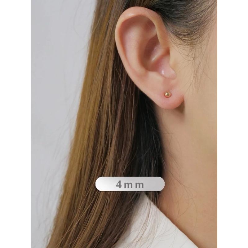 ANTING TUSUK GOLD MOTIF BOLA / GIWANG BOLA . Perhiasan 1