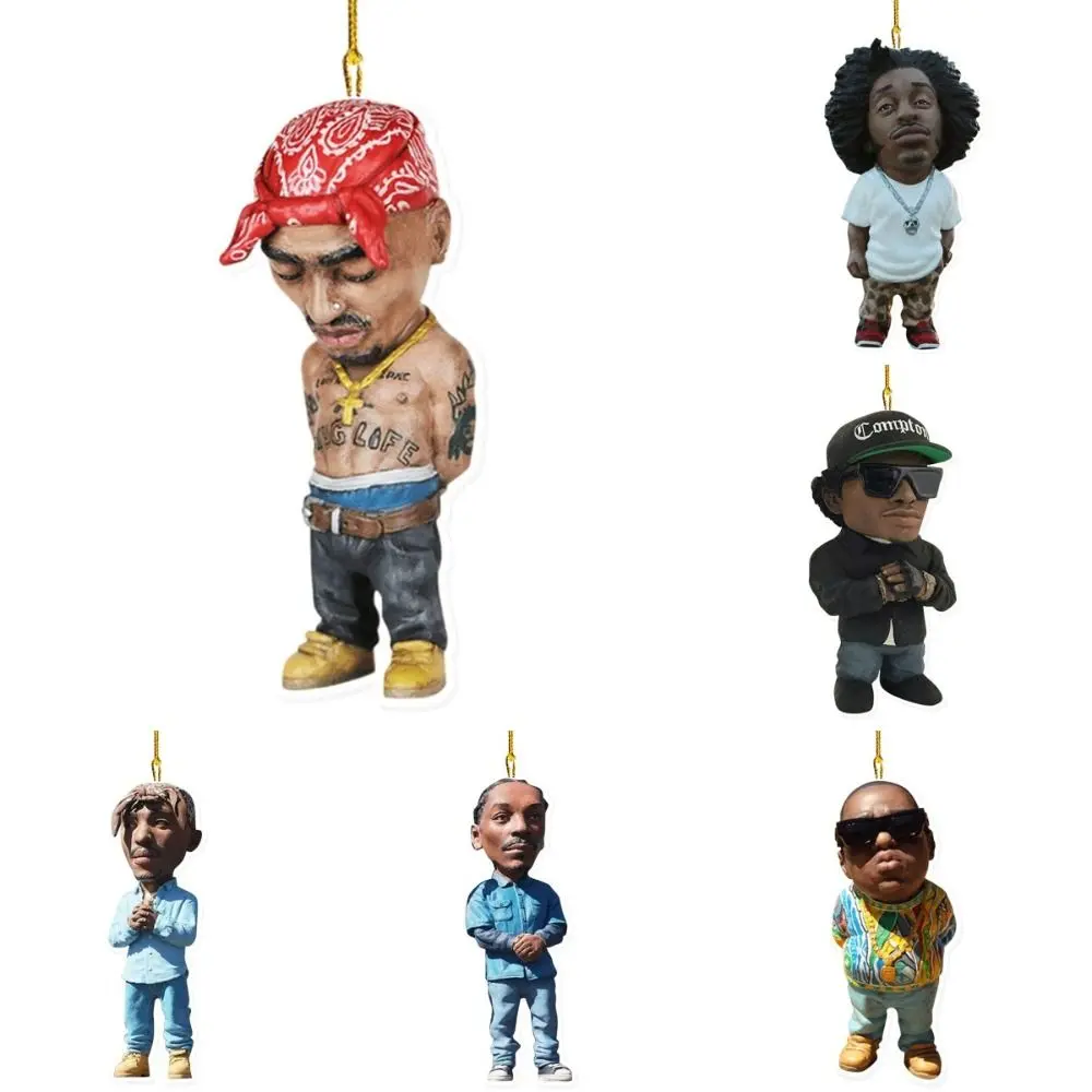 Dây Chuyền Chìa Khóa Xe Hơi, Phong Cách Rapper, Đồ Trang Trí Tư Thế Rapper Cổ Điển, Đồ Trang Trí Treo Rapper Mô Hình Anime, Đồ Chơi Trang Trí Nội Thất Ô Tô Hoạt Hình, 8Cm, Thích Hợp Cho Trẻ Em