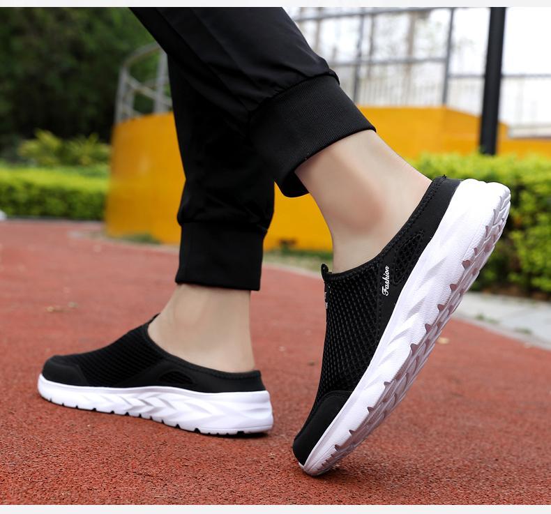 Product Introduction of Sneakers Casual Shoes for Men Breathable Summer Lightweight Comfortable Black Slip-On Driving Walking Shoes Tenis Masculino Boy Runner 54