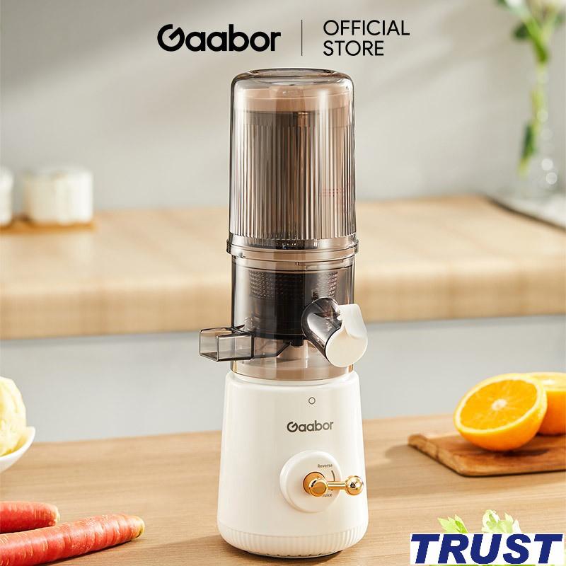 Máy ép chậm Gaabor FP1M-WH01A ép các loại rau củ quả đa năng công suất 100W kiệt bã Xay Sinh Tố