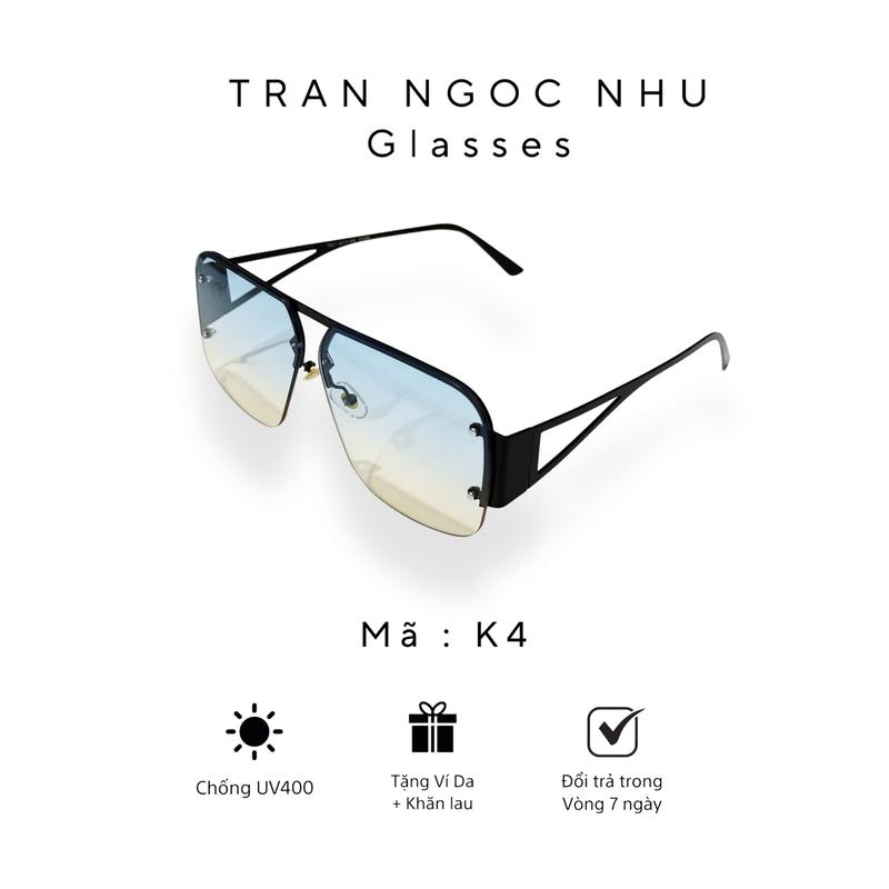 MÃ K4 Mắt kính thời trang dành cho nam nữ