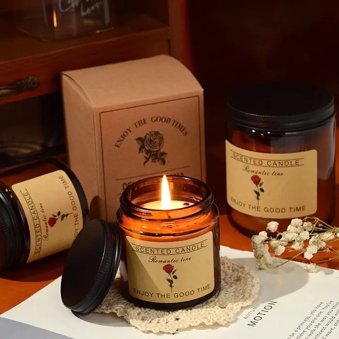 Nến thơm tinh dầu tự nhiên không khói Aroma nếnthơm đạidương n ế nenthom handmade 1