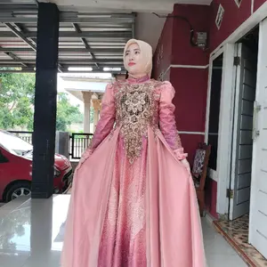 gaun pesta premium gradasi