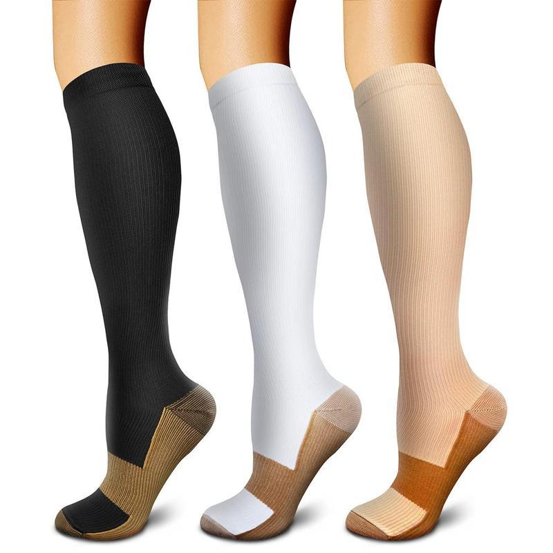 Unisex Compression Socks, 1 Pair Sports Socks, Socks for Running, Hiking and Recovery 2