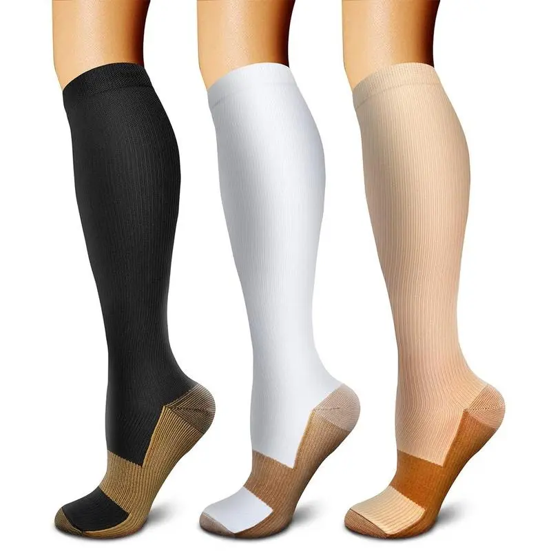 Unisex Compression Socks, 1 Pair Sports Socks, Socks for Running, Hiking and Recovery 2