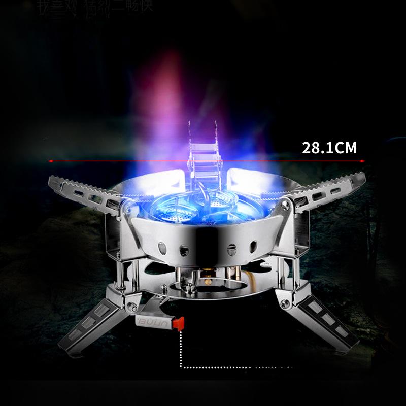 Product Introduction of Outdoor stove portable B17 picnic gas camping cooker windproof gas stove strong fire burner 1