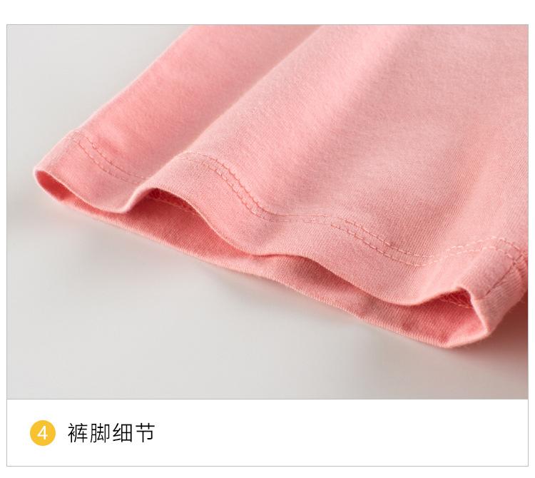 Product Introduction of 2025 Girls' Leggings Summer Thin Girl's Solid Color Safety Pants Baby Outerwear Crawler short girl 11