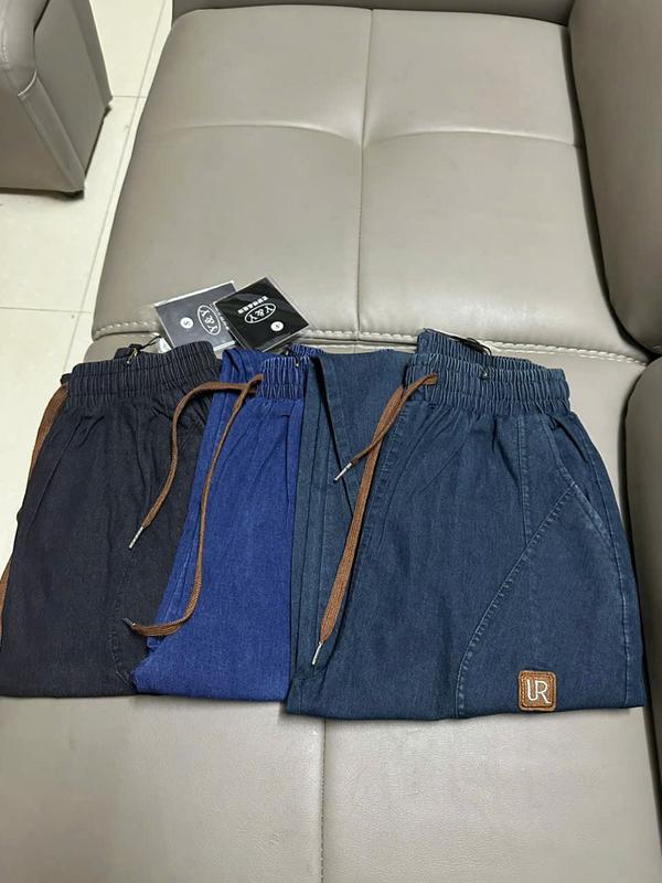 Quần jean baggy bò giấy chất liệu mềm mại đi học đi làm đi chơi thoải mái quần big size nữ Voi Jean Pants 4